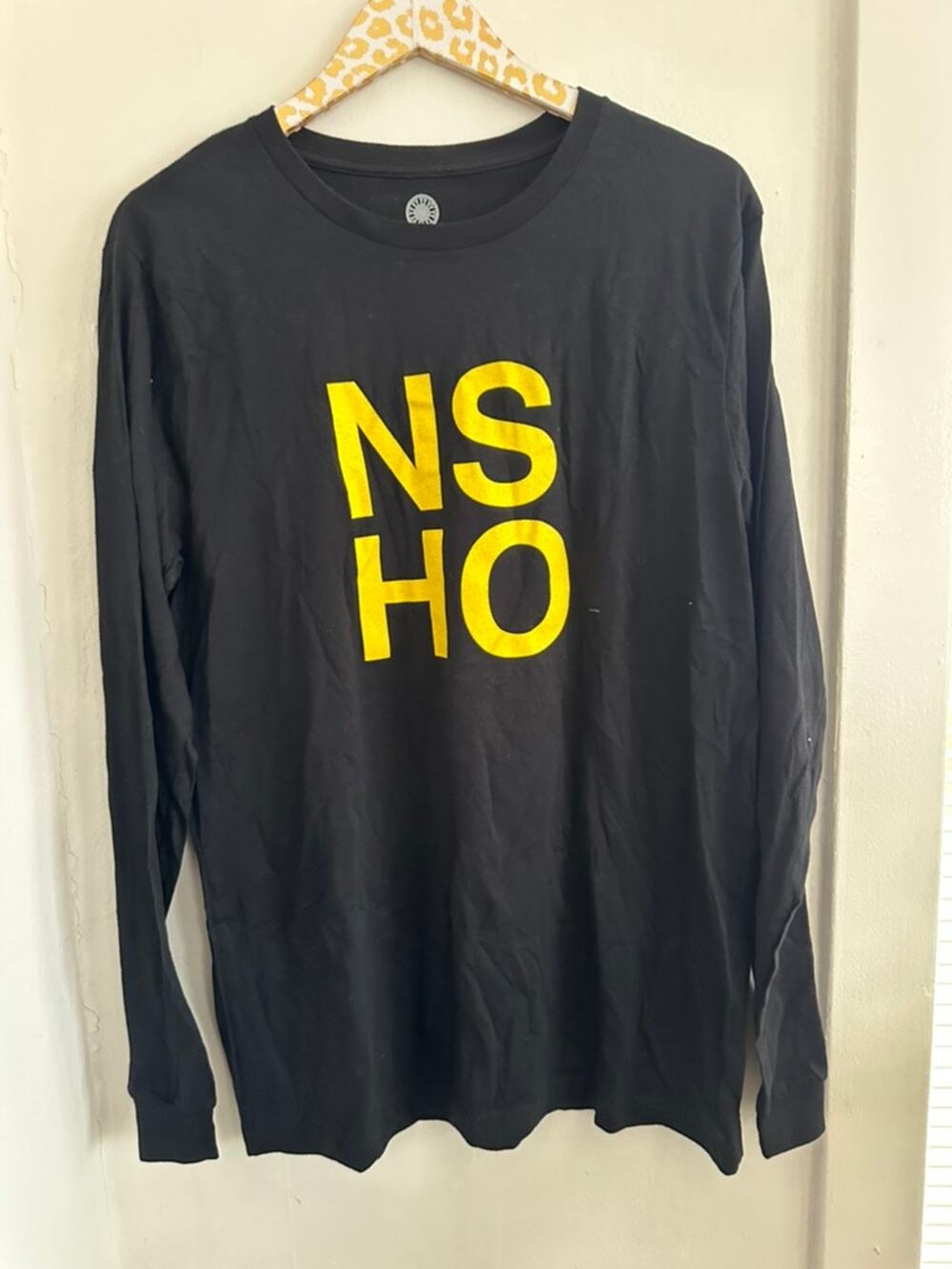 SOULCYCLE NSHO Call Letter Core Black Long Sleeve Cyclist Shirt | Size Large